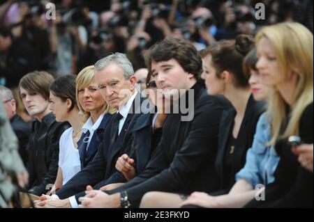 Cecile Cassel, Marc Jacobs and Louise Bourgoin attending the Louis Vuitton  Fall-Winter 2009-2010 ready