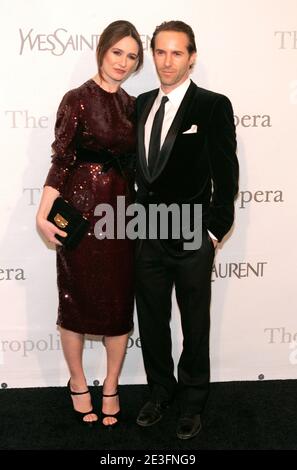 Actress Emily Mortimer and husband Alessandro Nivola pose at the Metropolitan Opera 125th Season celebration at The Metropolitan Opera House at Lincoln Center in New York City, NY, USA on March 15, 2009. Photo by Donna Ward/ABACAPRESS.COM Stock Photo