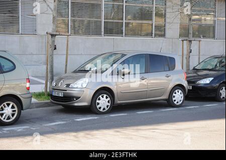 The car used to kidnapped Elise Andre is pictured in Arles, southern France on March 21, 2009. European police were Saturday seeking three-year-old Elise in the middle of an international tug-of-love after her French father Jean-Michel Andre said his estranged Russian wife Irina Belenkaya had kidnapped her in broad daylight in the city of Arles, southern France. Jean-Michel Andre, a researcher in oceanography from the south of France, said two men dressed as security agents hit him hard before taking his daughter, Elise, as she returned home from school in the city of Arles on Friday. Photo by Stock Photo