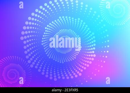 Stylish abstract spiral background Stock Vector