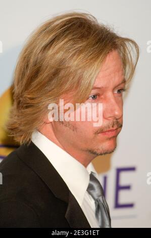 Actor David Spade attends arrivals for Clive Davis Pre-Grammy Party at the Beverly Hilton Hotel on February 09, 2008 in Los Angeles, California. Credit: Jared Milgrim/The Photo Access Stock Photo