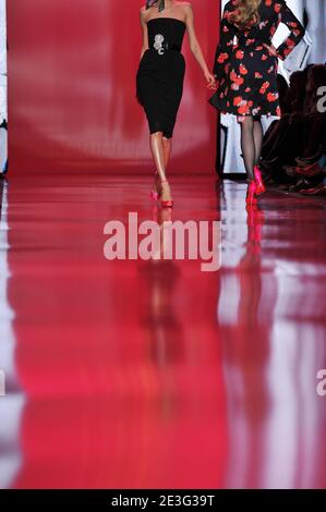 Models walk the runway at the Barbie Runway Show during Mercedes Benz Fashion Week Fall 2009 at Bryant Park in New York City, NY, USA on February 14, 2009. Photo by Gregorio Binuya/ABACAUSA.COM Stock Photo