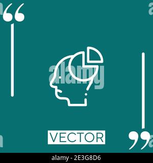 program vector icon Linear icon. Editable stroked line Stock Vector