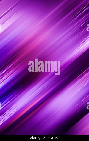 Diagonal gradient purple lines motion blur abstract background Stock Photo