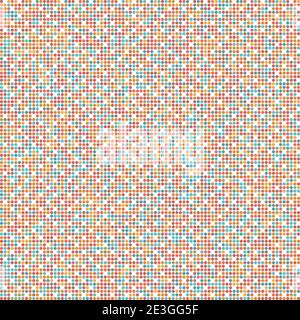 Geometric background of colored dots. Stock Vector