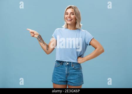 Cool standing woman pose with hand on hip Vector Image