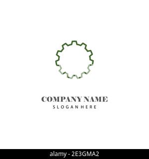 Gear Logo Template vector icon illustration design Stock Vector
