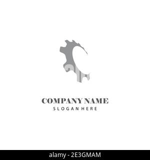 Gear Logo Template vector icon illustration design Stock Vector