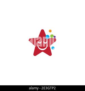 Star Fish Logo Template vector icon illustration design Stock Vector