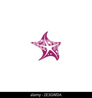 Star Fish Logo Template vector icon illustration design Stock Vector