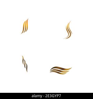 Hair icon Vector Illustration design Logo template Stock Vector