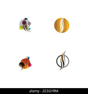Hair icon Vector Illustration design Logo template Stock Vector