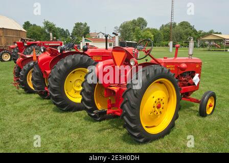 Vintage Tractor show, Canada Stock Photo