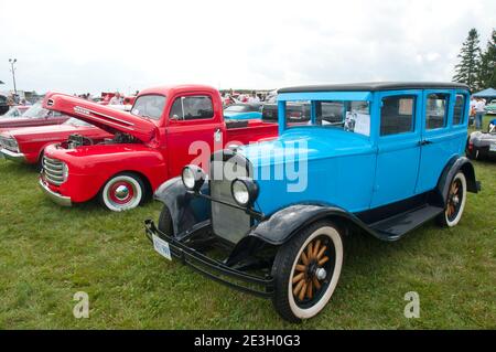 Vintage car show, North America Stock Photo