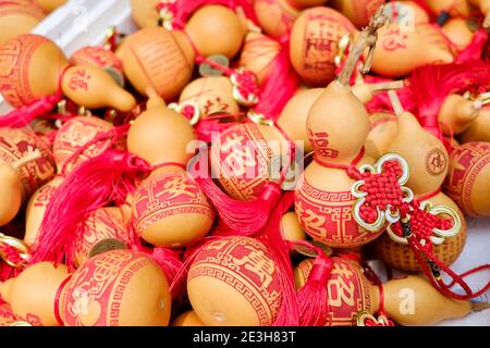 Lucky charm from CHINA 富貴長春　６種類　３点セット traditional-chinese-gourd-