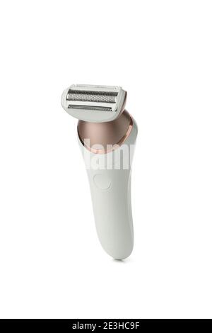 Modern female epilator isolated on white background Stock Photo