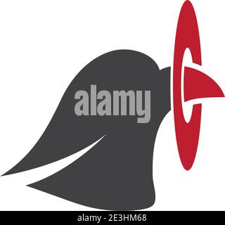 Falcon eagle birdWave Logo Template vector symbol nature Stock Vector