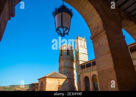 Plaza Mayor. Alcaraz, Albacete province, Castilla La Mancha, Spain. Stock Photo