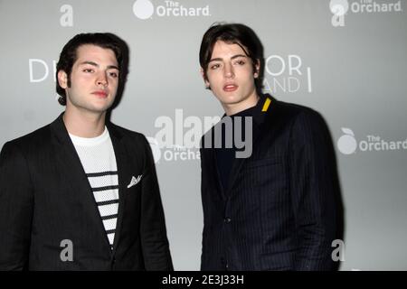 **FILE PHOTO** Harry Brant, son of Stephanie Seymour, reportedly dead after accidental overdose of prescription drugs.  April 07,  2015: Peter Brant, Harry Brant at the New York premiere of The Orchard's DIOR & I  at the Paris Theater in New York. Credit:RW/MediaPunch Stock Photo