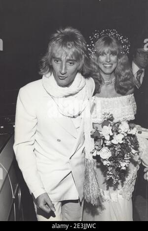 Rod Stewart And Alana Stewart Credit: Ralph Dominguez/MediaPunch Stock ...