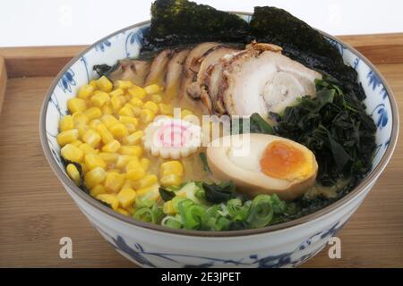 typical japan soup known as ramen Stock Photo