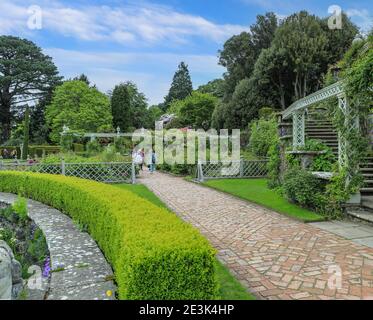 Bodnant Gardens, Spring, (May), Tal-y-Cafn, Conwy, Wales, UK Stock Photo