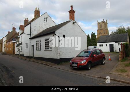 Benjamin Franklins relations lived here Ecton Village Northamptonshire England UK Stock Photo