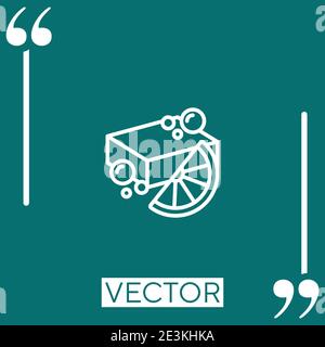 soap Linear icon. Editable stroke line Stock Vector