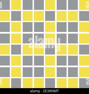 Ultimate Gray and Illuminating Yellow Trending Colors of the Year 2021. Color pattern, vector  illustration Stock Vector