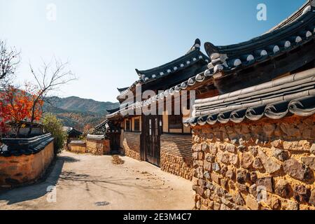 Andong Hahoe Folk Village is UNESCO world heritage famous travel iconic ...