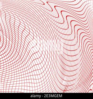 Background Wave Grid 25 01 Stock Vector