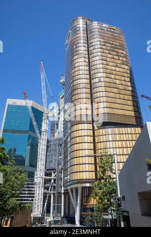 Modern Sydney architecture at 200 George Street, the EY building,Sydney,Australia Stock Photo