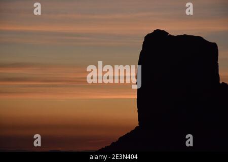 Sunset in  California, from Los Angeles to  lake powell Stock Photo