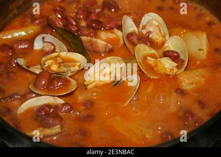 Cockles plate Stock Photo
