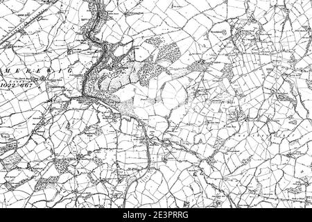 Map of Montgomeryshire OS Map name 037-SE, Ordnance Survey, 1885-1896 ...