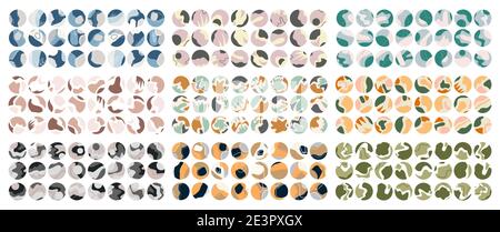 Big Set of Abstract backgrounds. Stock Vector