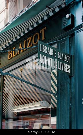 FRANCE / IIe-de-France / Paris / Rare book store Librairie Auguste Blaizot . In Paris Stock Photo