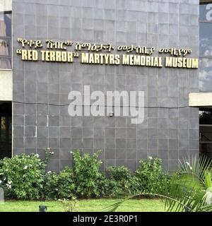 Red Terror Martyrs' Museum in Addis Ababa Stock Photo