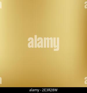 Gold background gradient foil vector yellow texture. Smooth gold gradient blur metallic Stock Vector