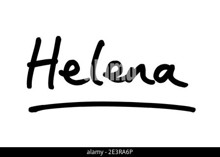 Helena - the capital city of the state of Montana in the United States of America. Stock Photo