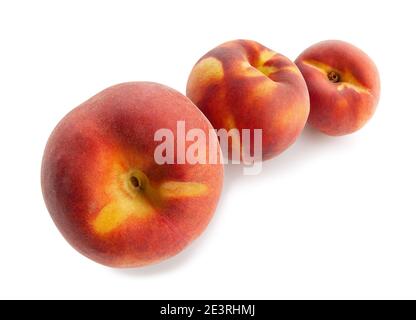 peach path isolated on white Stock Photo
