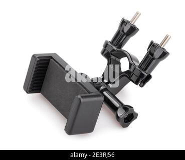 smartphone bike mount isolated on white Stock Photo