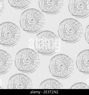 Annual Rings Seamless Stock Vector