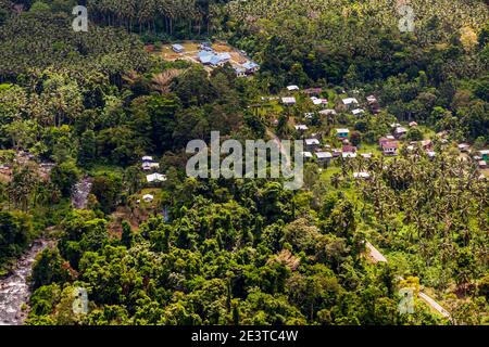 Aerial View on Bougainville, Papua New Guinea
