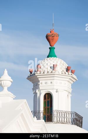 El Salvador Suchitto The North Chapel of the Santa Lucia Suchitoto Church has been consecrated to the sacred heart. Stock Photo