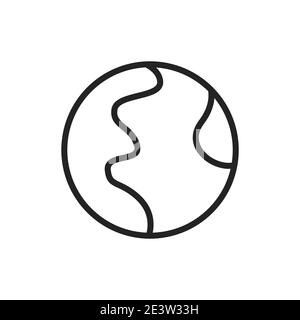 Pistachio paste color line icon. Isolated vector element. Stock Vector