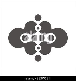 abstract logo vector design element icon set Stock Vector