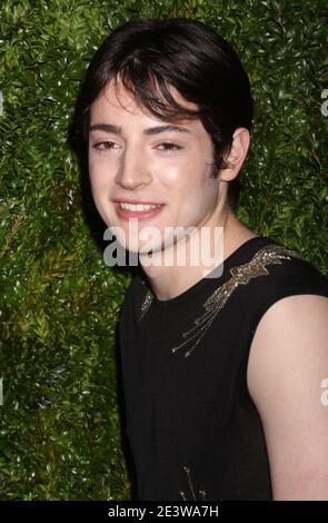 Harry Brant, son of Stephanie Seymour and Peter M. Brant attends the tenth annual CHANEL Tribeca Film Festival Artist Dinner at Balthazar Restaurant in New York City on April 20, 2015.  Photo Credit: Henry McGee/MediaPunch Stock Photo