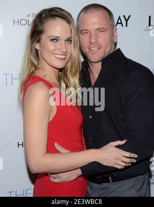 March 10, 2016, Hollywood, California, USA: Lindsey Smith and Sean Carrigan attends the 5th Annual LANY Entertainment Mixer at St. Felix. (Credit Image: © Billy Bennight/ZUMA Wire) Stock Photo