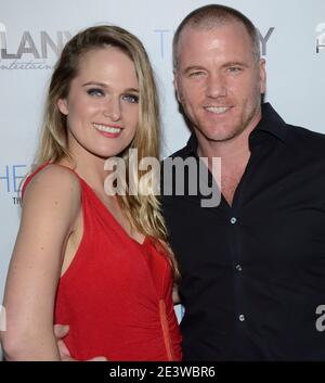 March 10, 2016, Hollywood, California, USA: Lindsey Smith and Sean Carrigan attends the 5th Annual LANY Entertainment Mixer at St. Felix. (Credit Image: © Billy Bennight/ZUMA Wire) Stock Photo